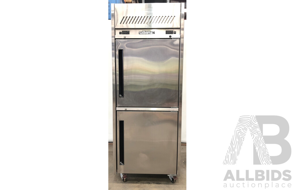 Williams Garnet Stainless Steel Two Door Upright Refrigerator/Freezer