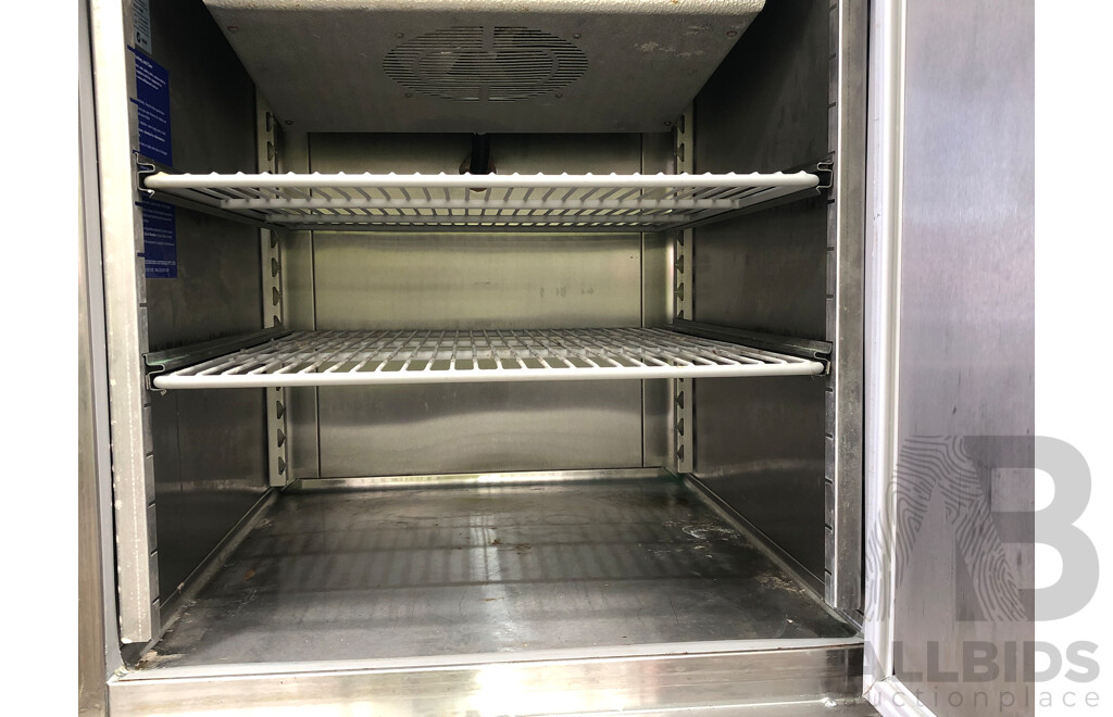 Williams Garnet Stainless Steel Two Door Upright Refrigerator/Freezer