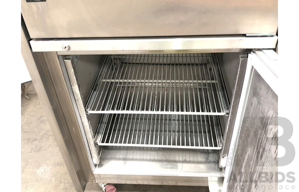 Williams Garnet Stainless Steel Two Door Upright Refrigerator/Freezer