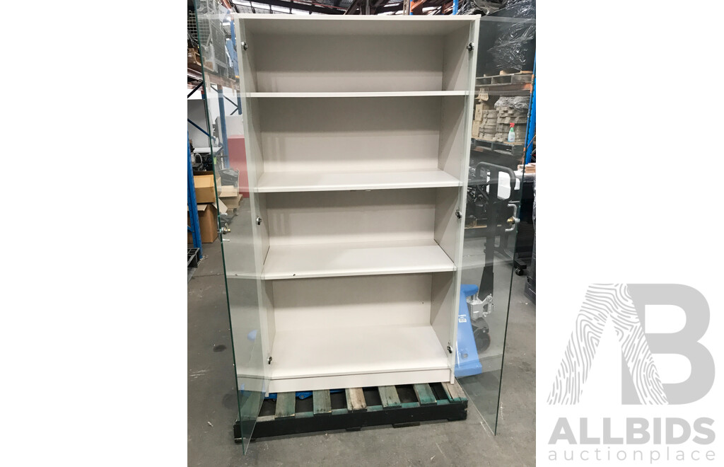 Display Glass Cabinets - Lot of 2