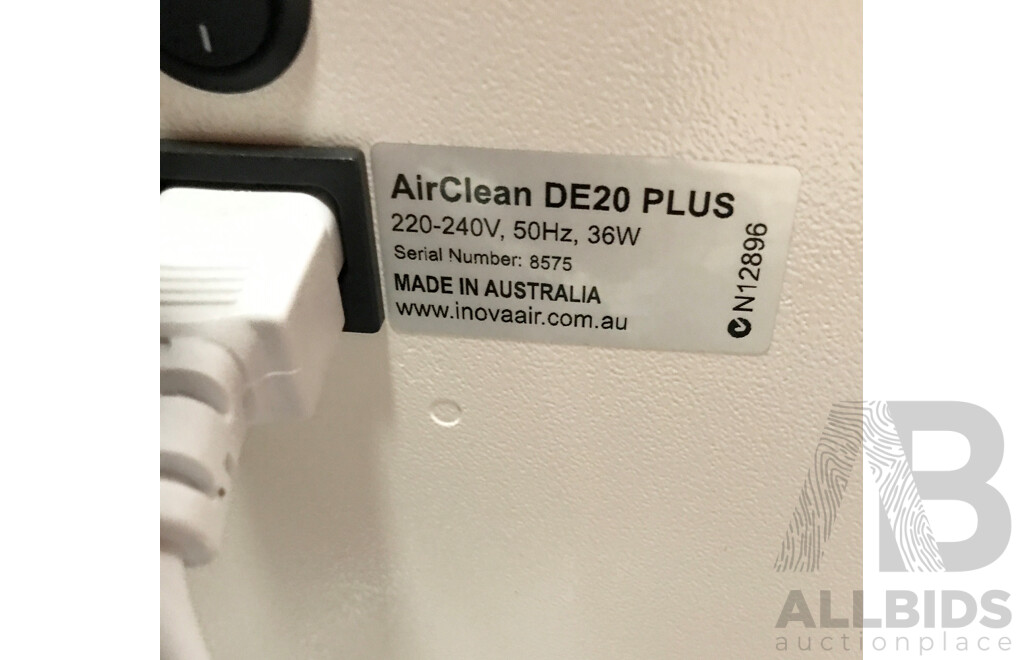 INOVA-DE20 Plus AirClean Air Purifier