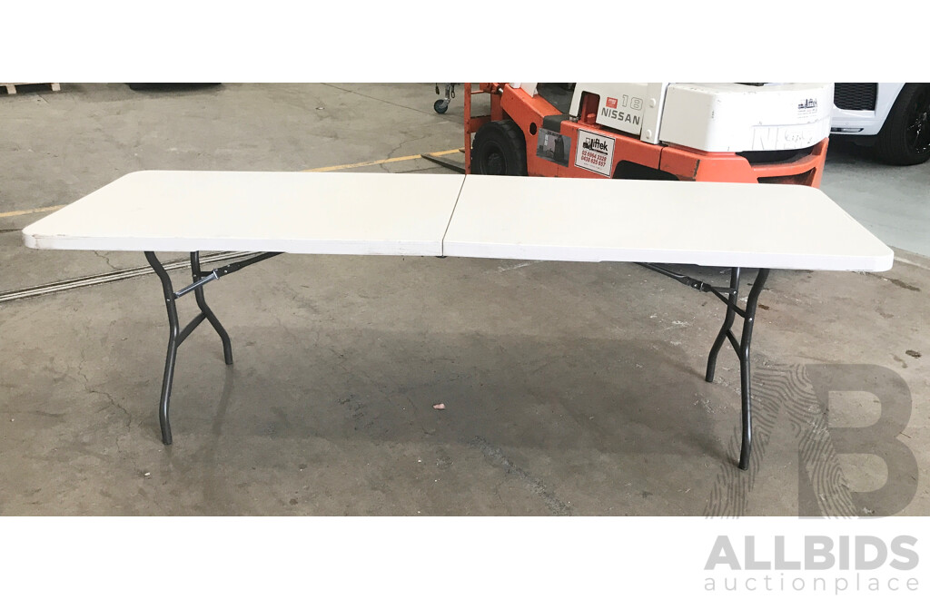 Lifetime Folding Trestle Table - Lot of 3