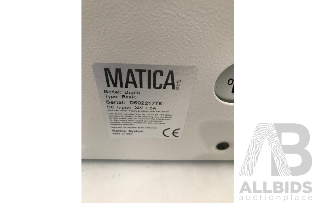 Matica Duplo Card Printer