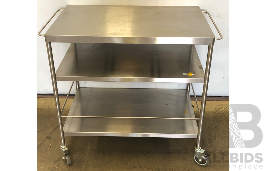Mobile Stainless Steel Trolley