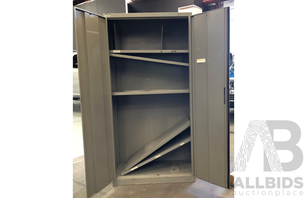 Duff Steel Two Door Storage Cabinet