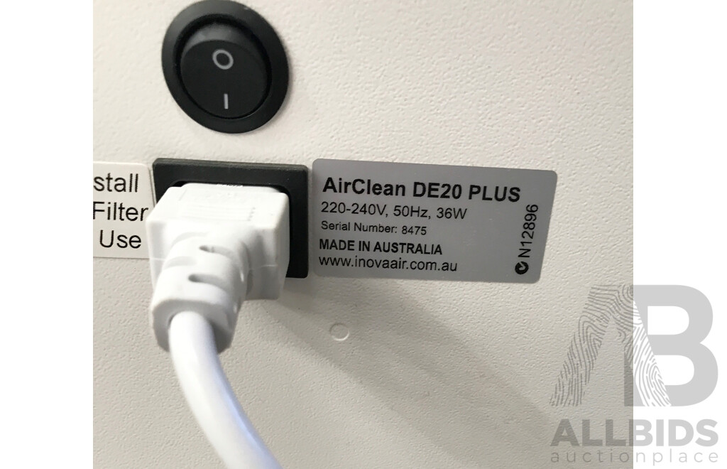 INOVA-DE20 Plus AirClean Air Purifier