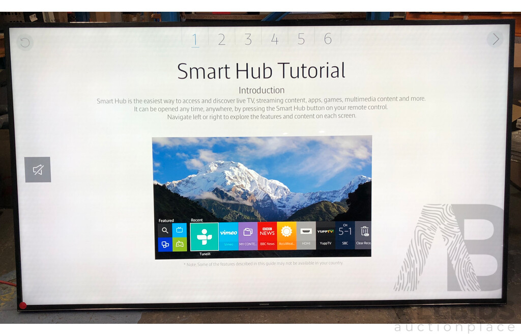 Samsung (UA75JU6400W) 75-Inch 4K UHD Smart TV