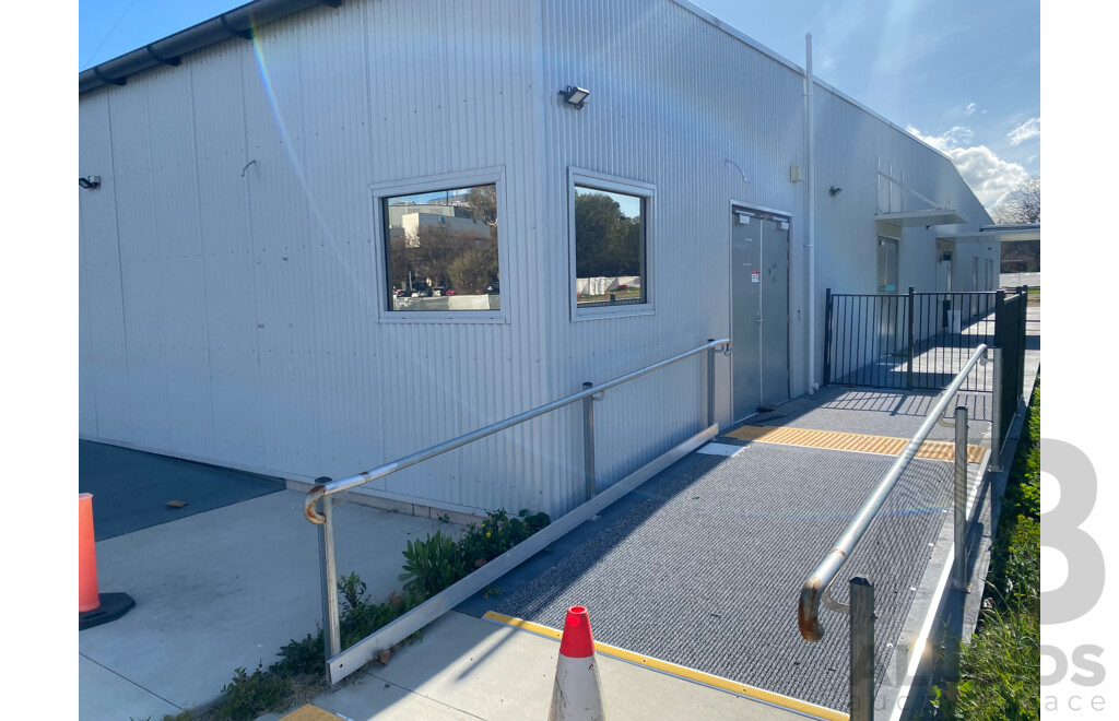 Prefabricated 1700 Square Meter Building - Meets Australian Standards - Includes Near New Shipping Containers