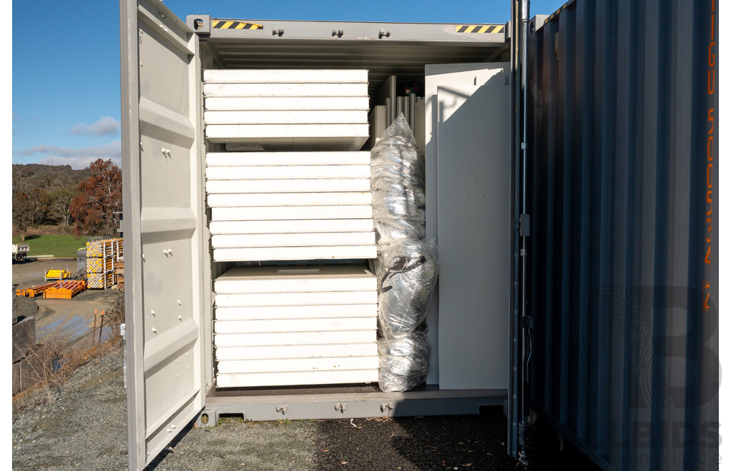 Prefabricated 1700 Square Meter Building - Meets Australian Standards - Includes Near New Shipping Containers