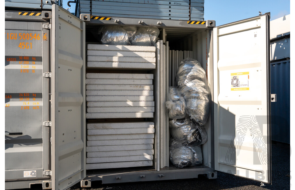 Prefabricated 1700 Square Meter Building - Meets Australian Standards - Includes Near New Shipping Containers