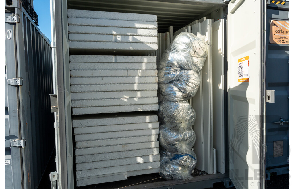 Prefabricated 1700 Square Meter Building - Meets Australian Standards - Includes Near New Shipping Containers