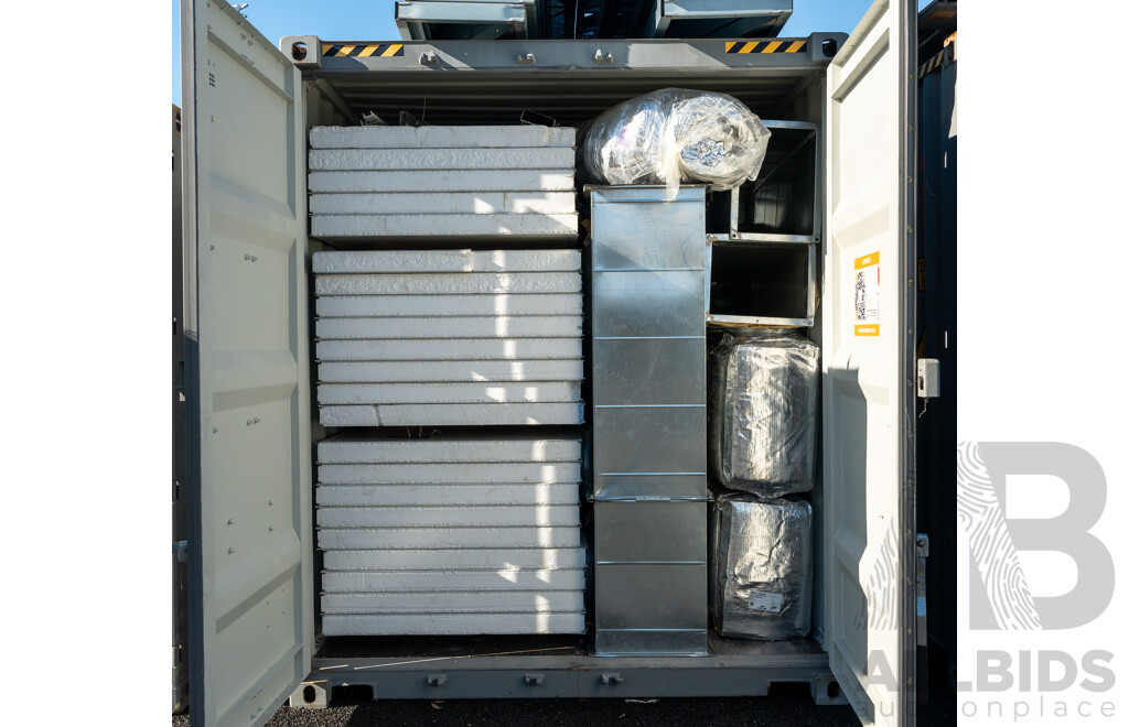 Prefabricated 1700 Square Meter Building - Meets Australian Standards - Includes Near New Shipping Containers