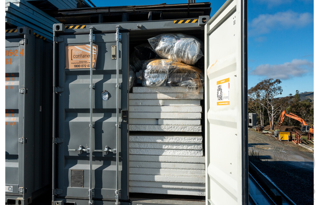Prefabricated 1700 Square Meter Building - Meets Australian Standards - Includes Near New Shipping Containers