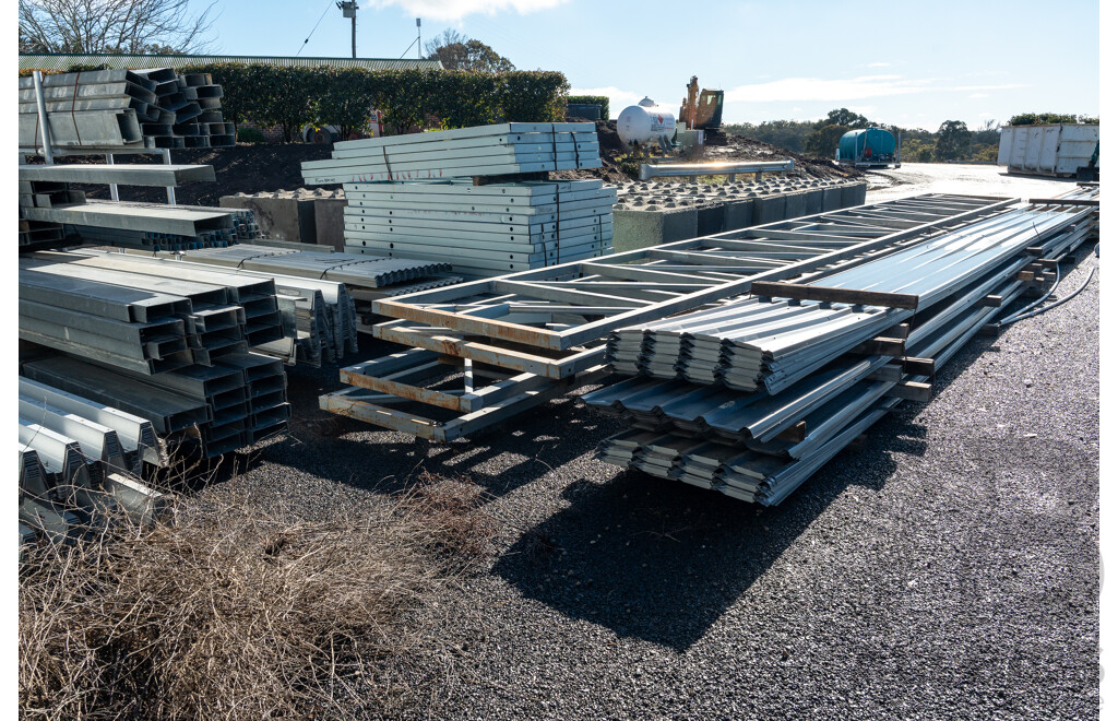 Prefabricated 1700 Square Meter Building - Meets Australian Standards - Includes Near New Shipping Containers