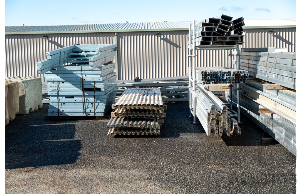 Prefabricated 1700 Square Meter Building - Meets Australian Standards - Includes Near New Shipping Containers