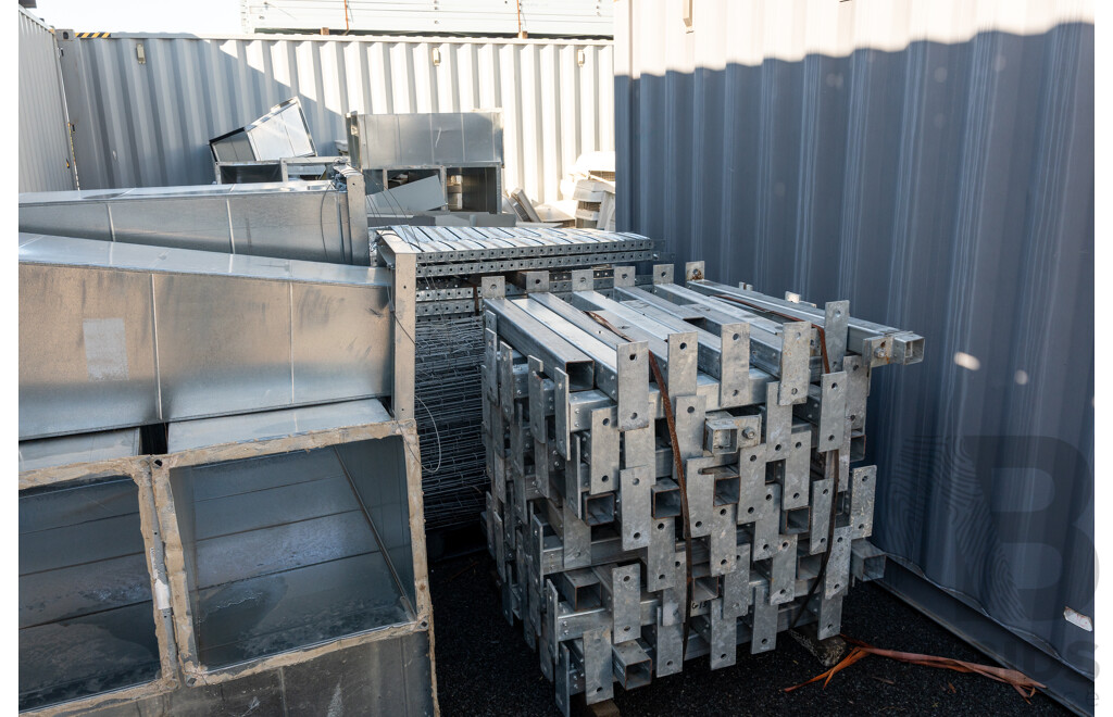 Prefabricated 1700 Square Meter Building - Meets Australian Standards - Includes Near New Shipping Containers
