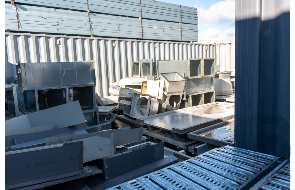 Prefabricated 1700 Square Meter Building - Meets Australian Standards - Includes Near New Shipping Containers