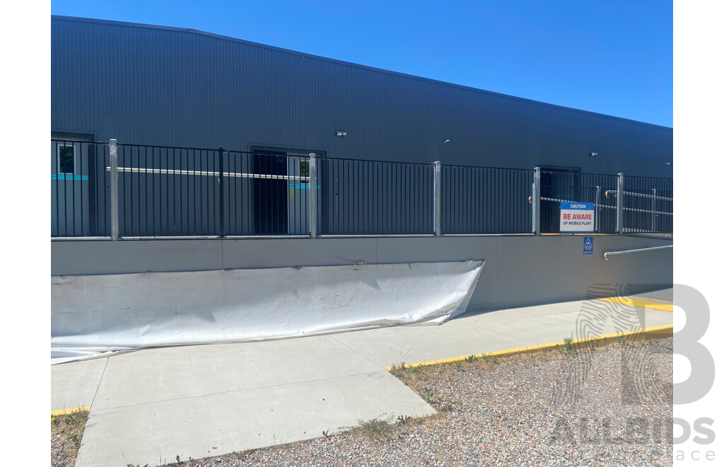 Prefabricated 1700 Square Meter Building - Meets Australian Standards - Includes Near New Shipping Containers