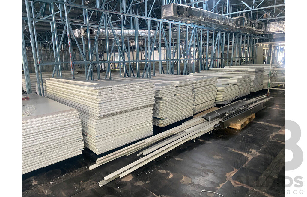 Prefabricated 1700 Square Meter Building - Meets Australian Standards - Includes Near New Shipping Containers