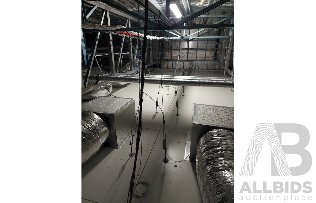 Prefabricated 1700 Square Meter Building - Meets Australian Standards - Includes Near New Shipping Containers