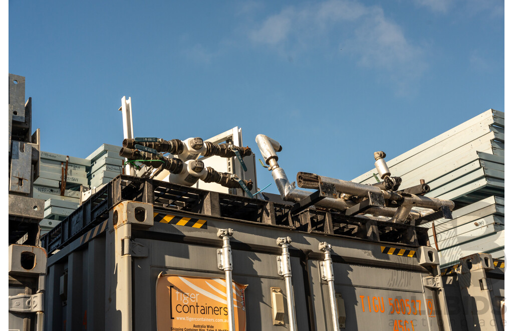 Prefabricated 1700 Square Meter Building - Meets Australian Standards - Includes Near New Shipping Containers