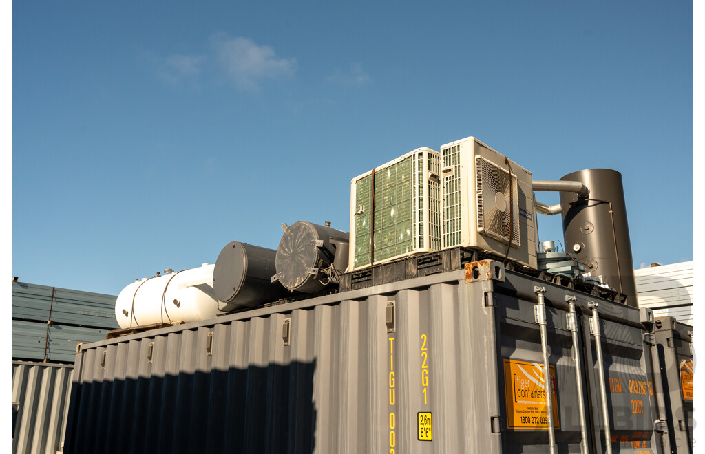 Prefabricated 1700 Square Meter Building - Meets Australian Standards - Includes Near New Shipping Containers