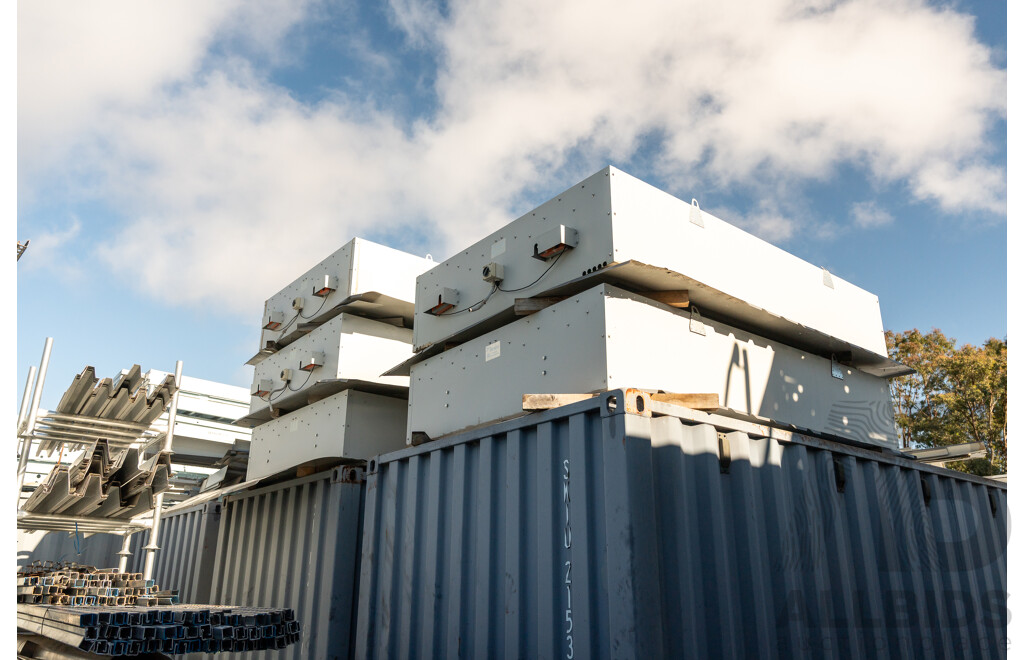 Prefabricated 1700 Square Meter Building - Meets Australian Standards - Includes Near New Shipping Containers