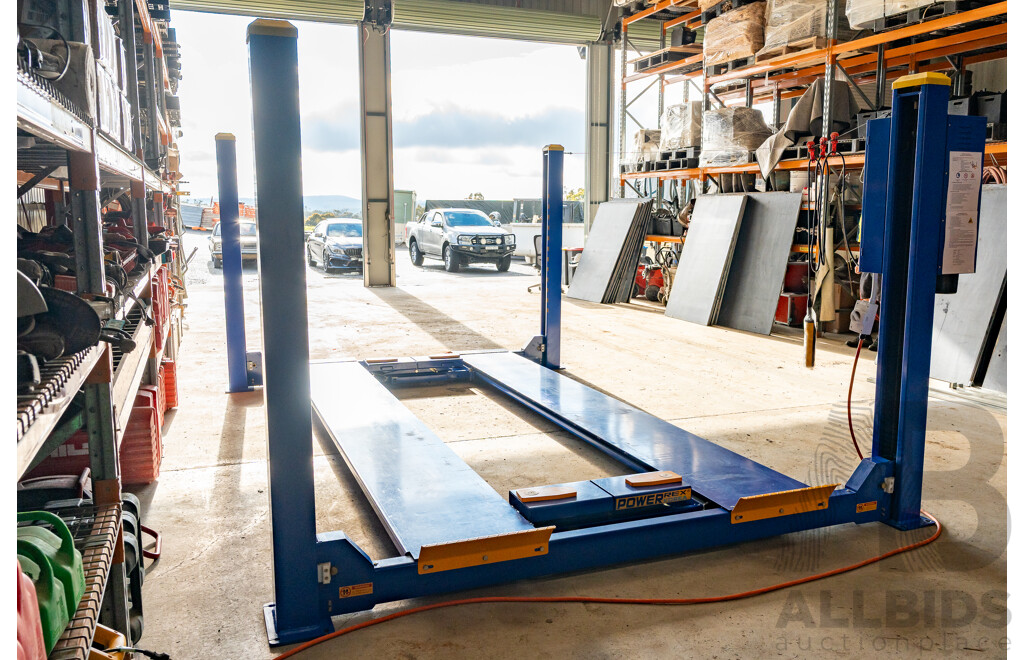 Powerrex 4500kg Four Post Car Lift with Two Jacks - SL-3600L