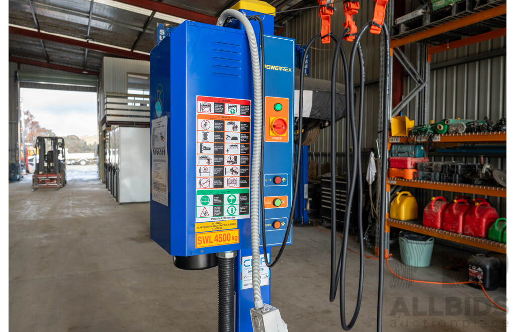 Powerrex 4500kg Four Post Car Lift with Two Jacks - SL-3600L