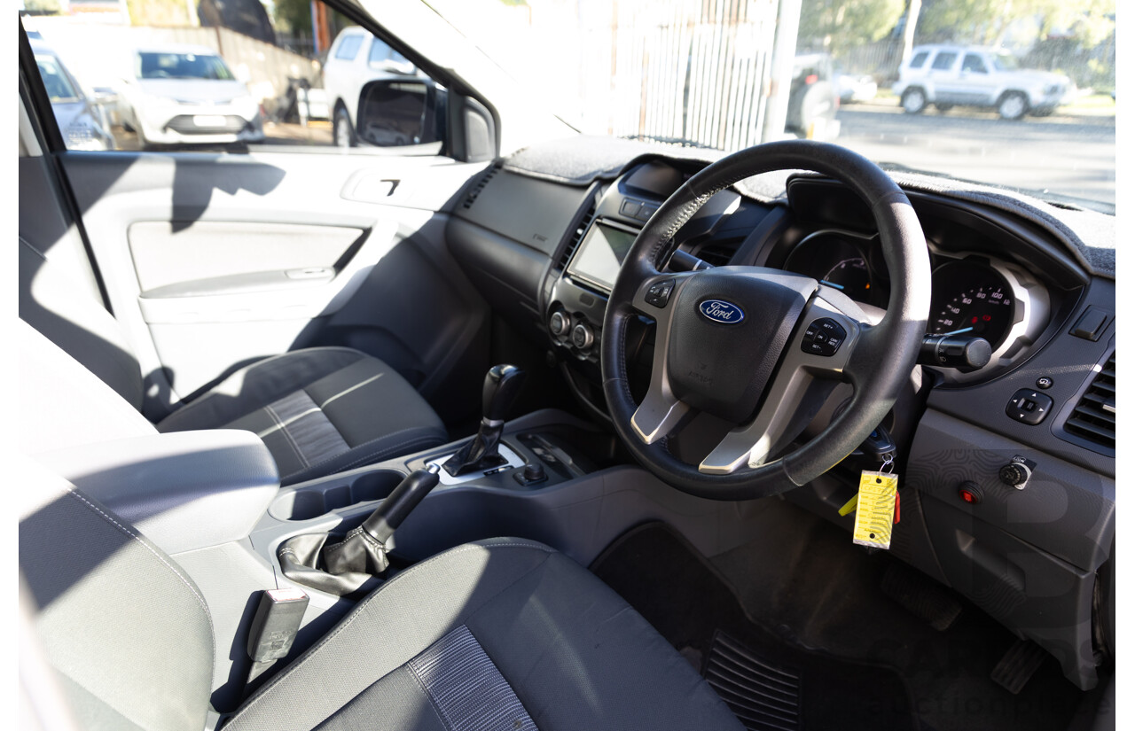 9/2013 Ford Ranger XLT 3.2 (4x4) PX Dual Cab Utility Black Mica Turbo Diesel 3.2L