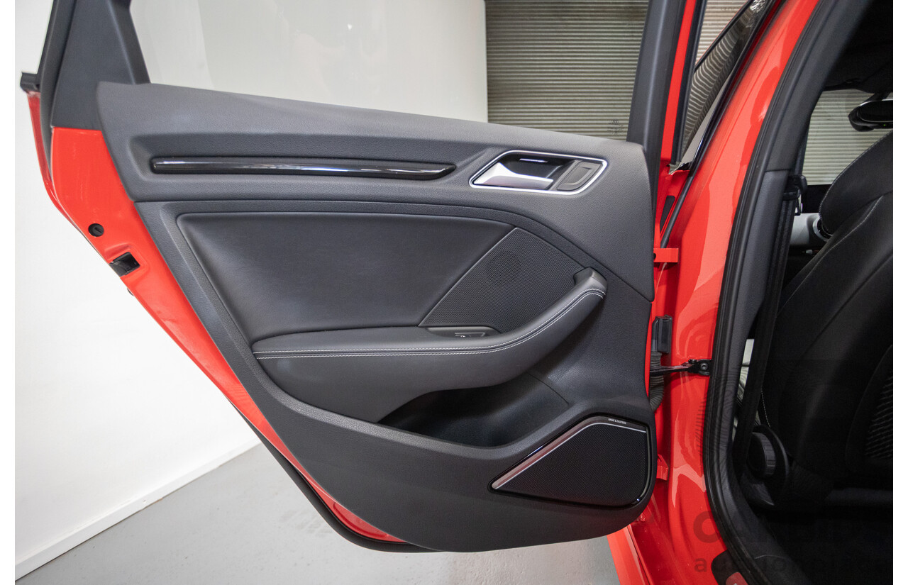 5/2015 Audi S3 2.0 TFSI Quattro (AWD) 8V MY15 4D Sedan Misano Red Pearlescent Turbo 2.0L