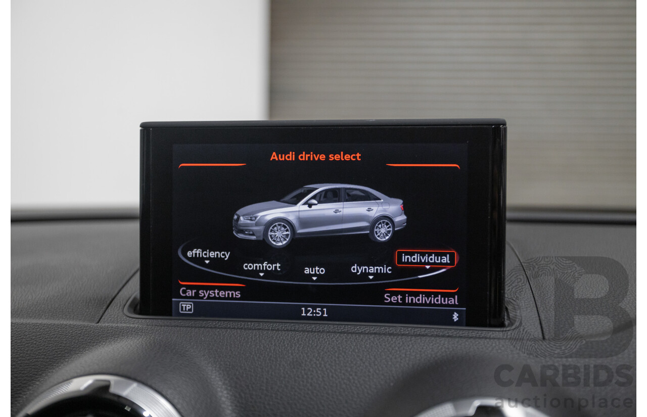 5/2015 Audi S3 2.0 TFSI Quattro (AWD) 8V MY15 4D Sedan Misano Red Pearlescent Turbo 2.0L