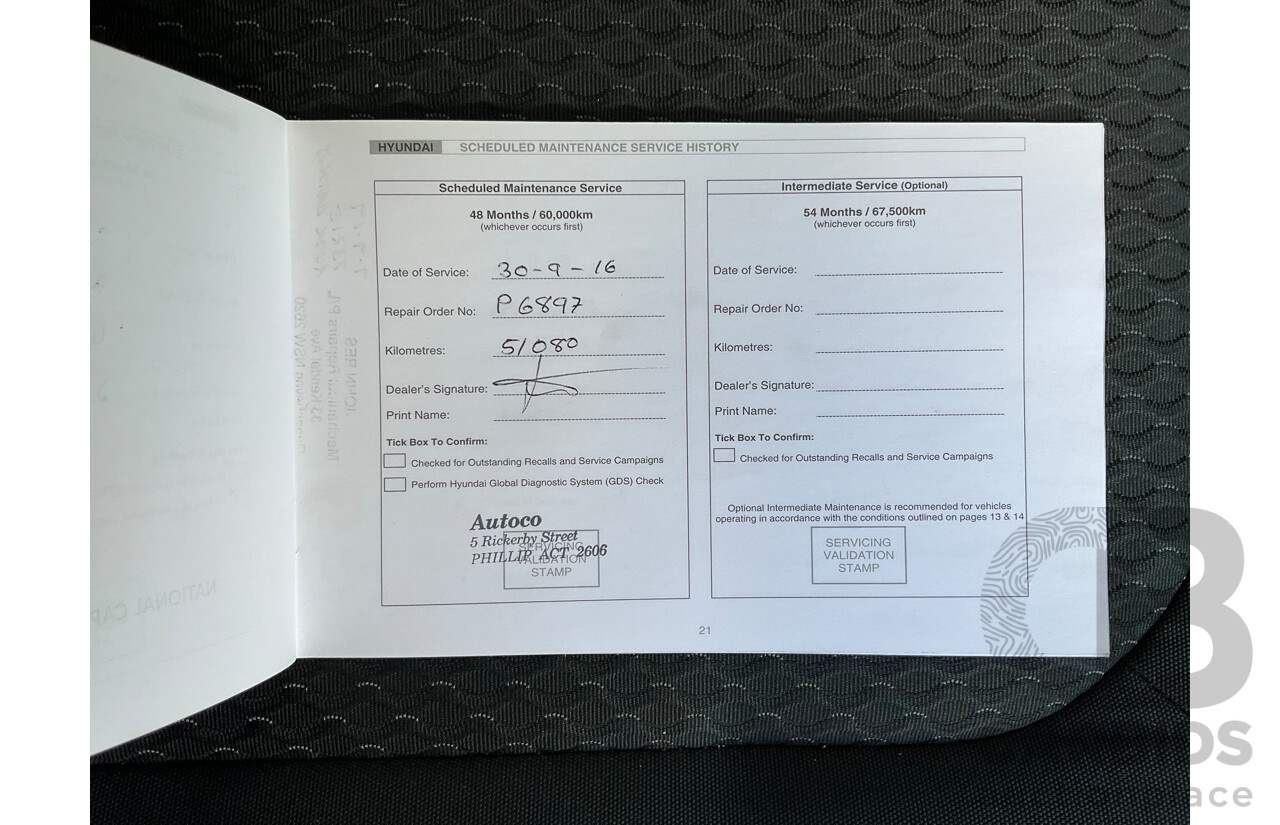 9/2011 Hyundai ix35 Active (FWD) LM MY11 4d Wagon Red 2.0L