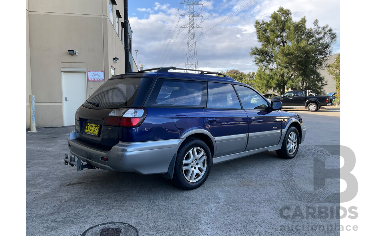 5/2002 Subaru Outback Limited (AWD) MY02 4d Wagon Blue 2.5L