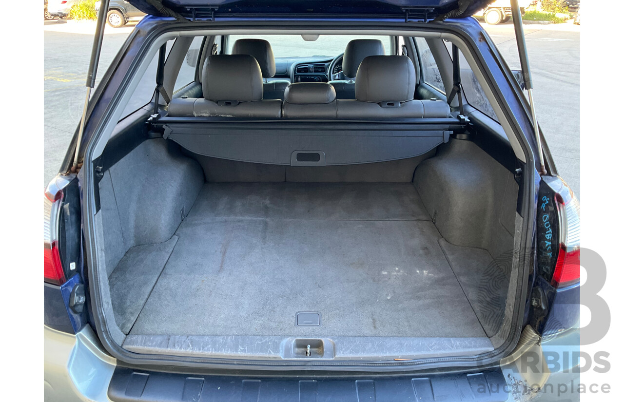 5/2002 Subaru Outback Limited (AWD) MY02 4d Wagon Blue 2.5L