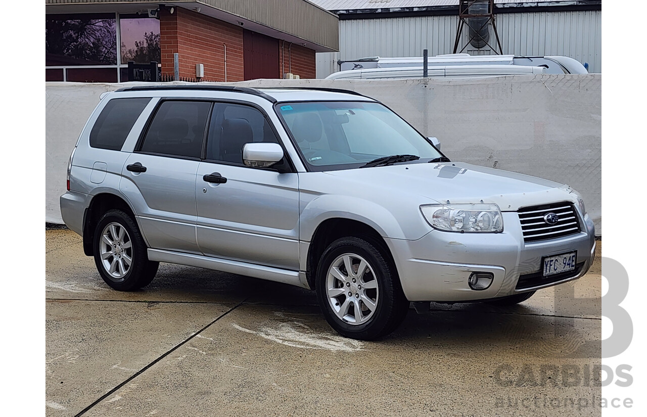 6/2007 Subaru Forester XS Luxury MY07 4d Wagon Silver 2.5L