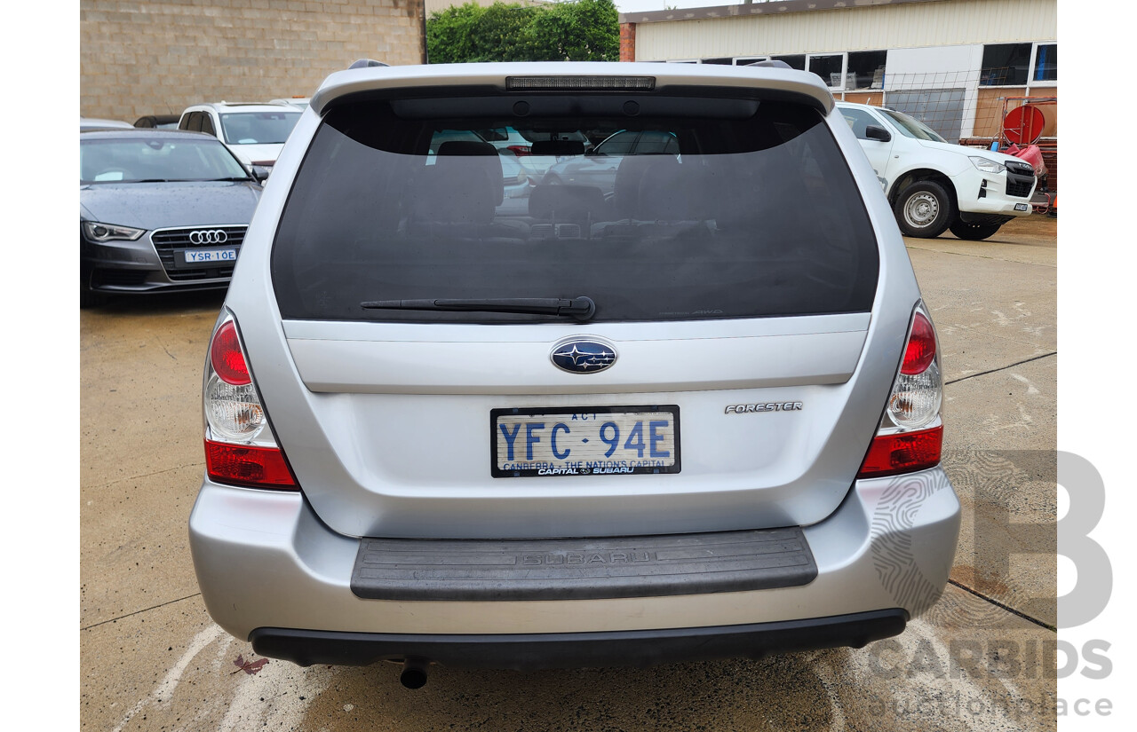 6/2007 Subaru Forester XS Luxury MY07 4d Wagon Silver 2.5L