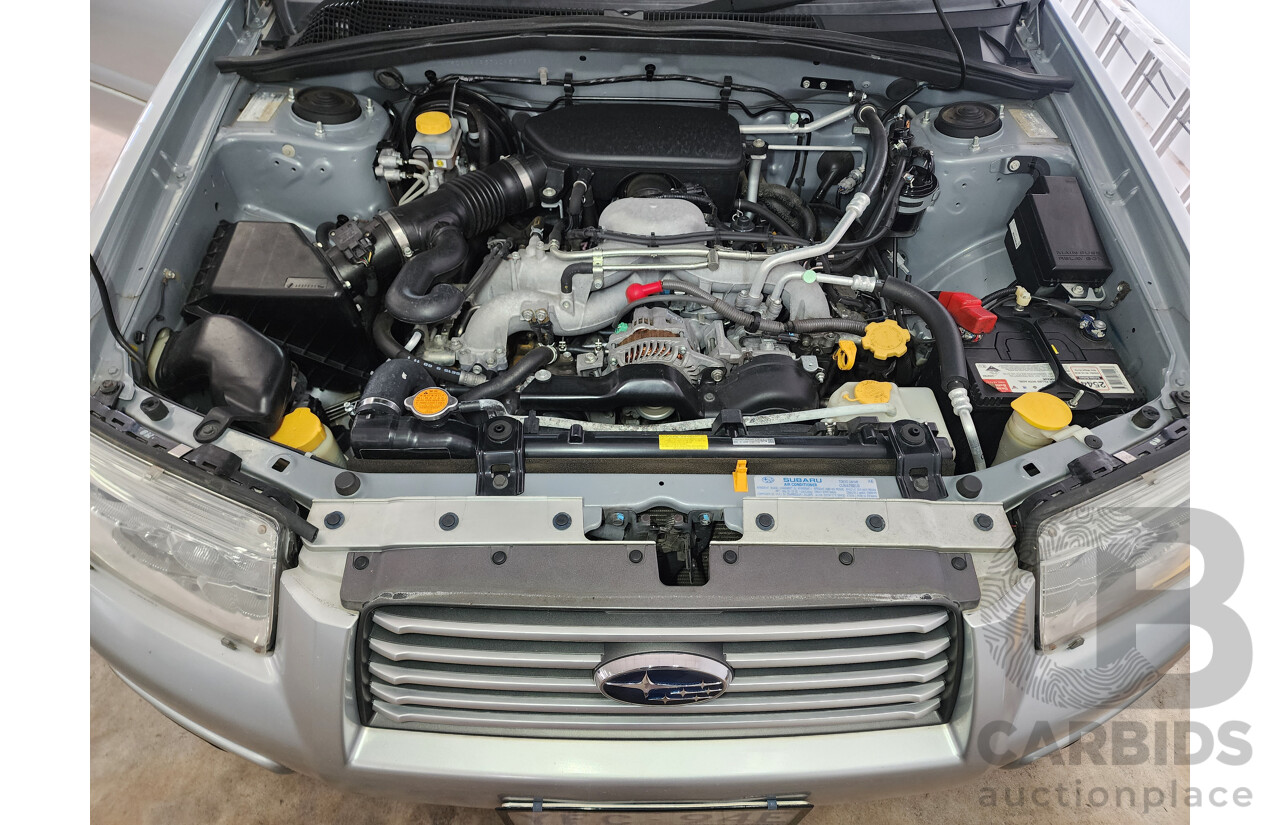 6/2007 Subaru Forester XS Luxury MY07 4d Wagon Silver 2.5L