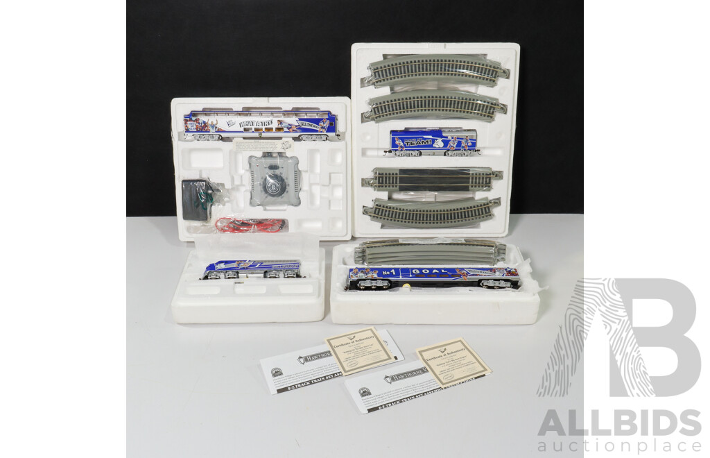 Canterbury Bankstown Bulldogs Themed HO Scale Model Train by Masterpiece Railway