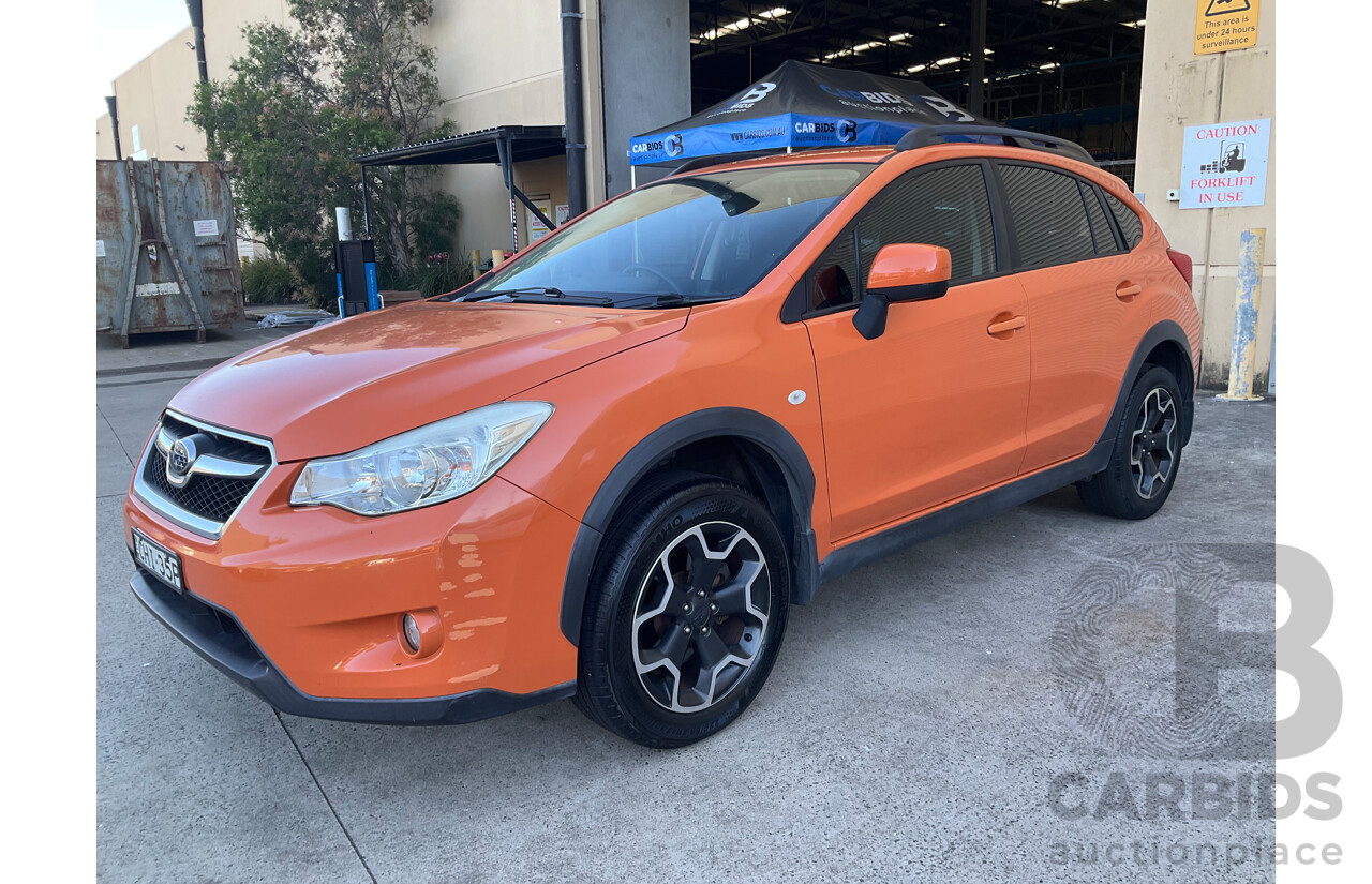 6/2012 Subaru XV 2.0i 4d Wagon Orange 2.0L