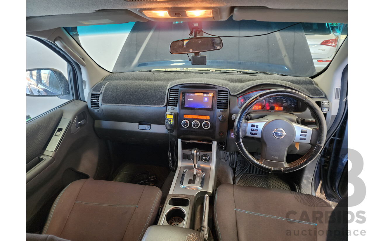 7/2012 Nissan Navara ST (4x4) D40 Dual Cab P/Up Blue 2.5L