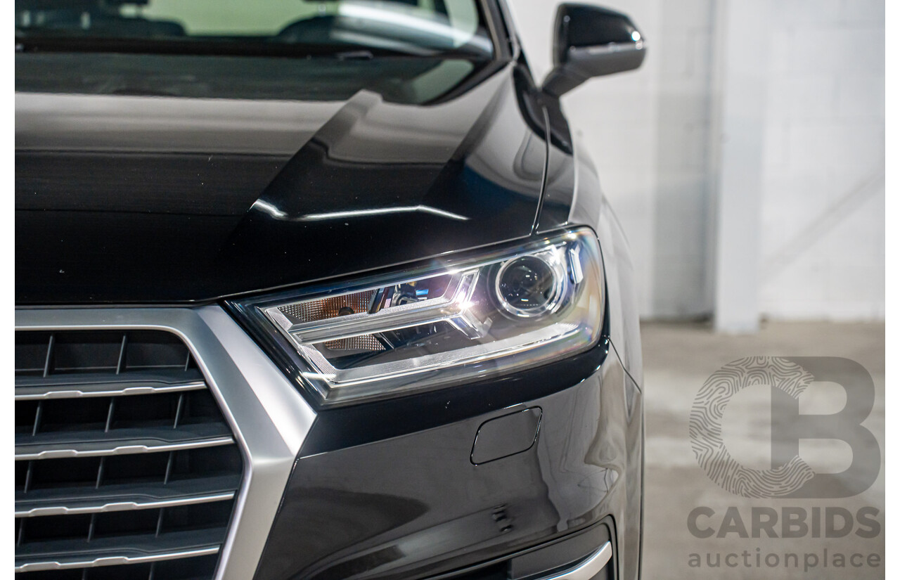8/2017 Audi Q7 3.0 TDI Quattro (160kW AWD) 4M MY17 4d Wagon Brilliant Black Turbo Diesel V6 3.0L