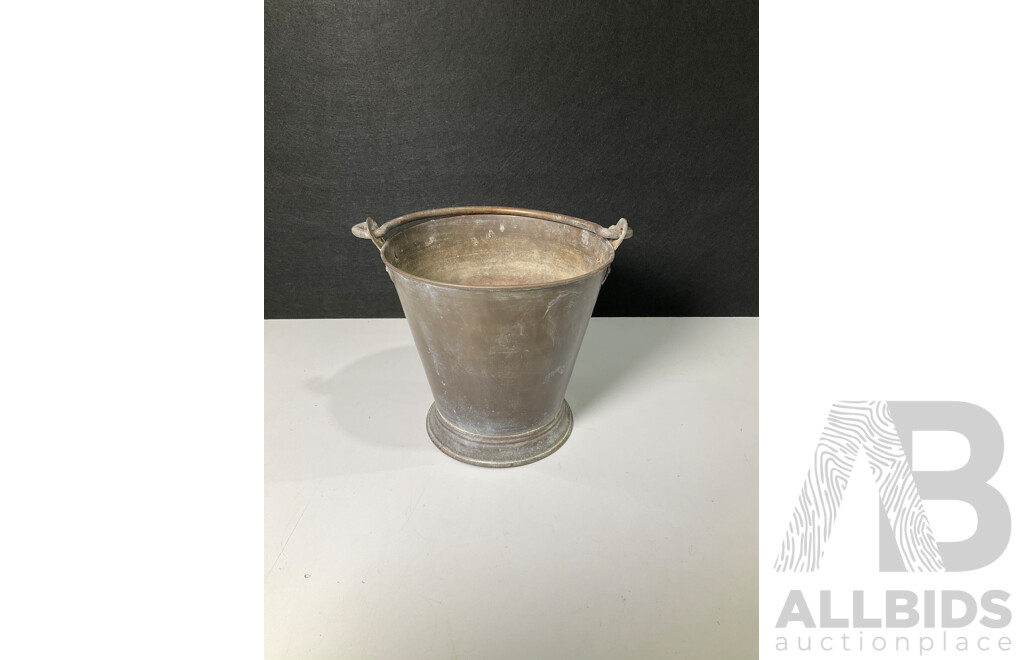 Vintage Anglo- Indian Brass Bucket
