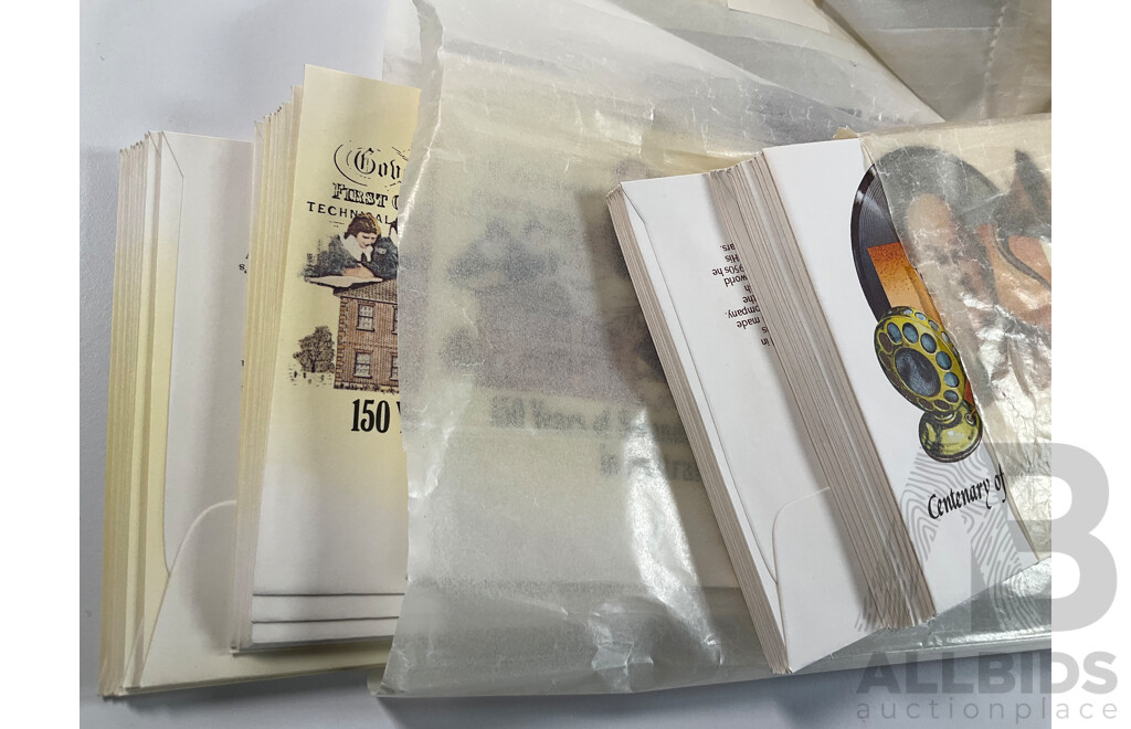 Collection of Australian First Day Covers, Many Multiples Spanning 1982 to 1985 Including 150th Anniversary Charles Darwin Visit to Australia, America's Cup Triumph 1983, ANPEX 1982 and More