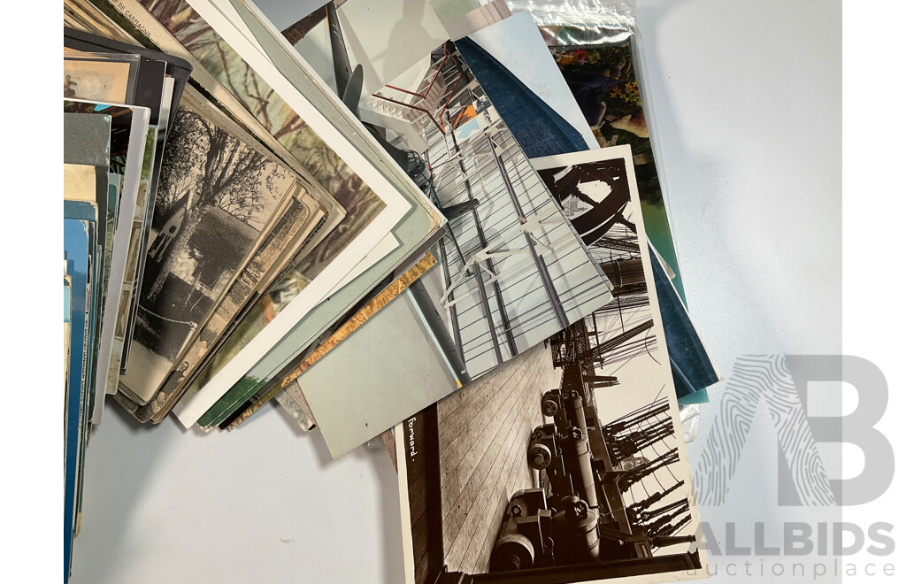 Collection of Antique and Vintage International Post Cards Including Many Australian, Philippines, United Kingdom, New Zealand, Rome, China, Thailand, Greece, USA and More
