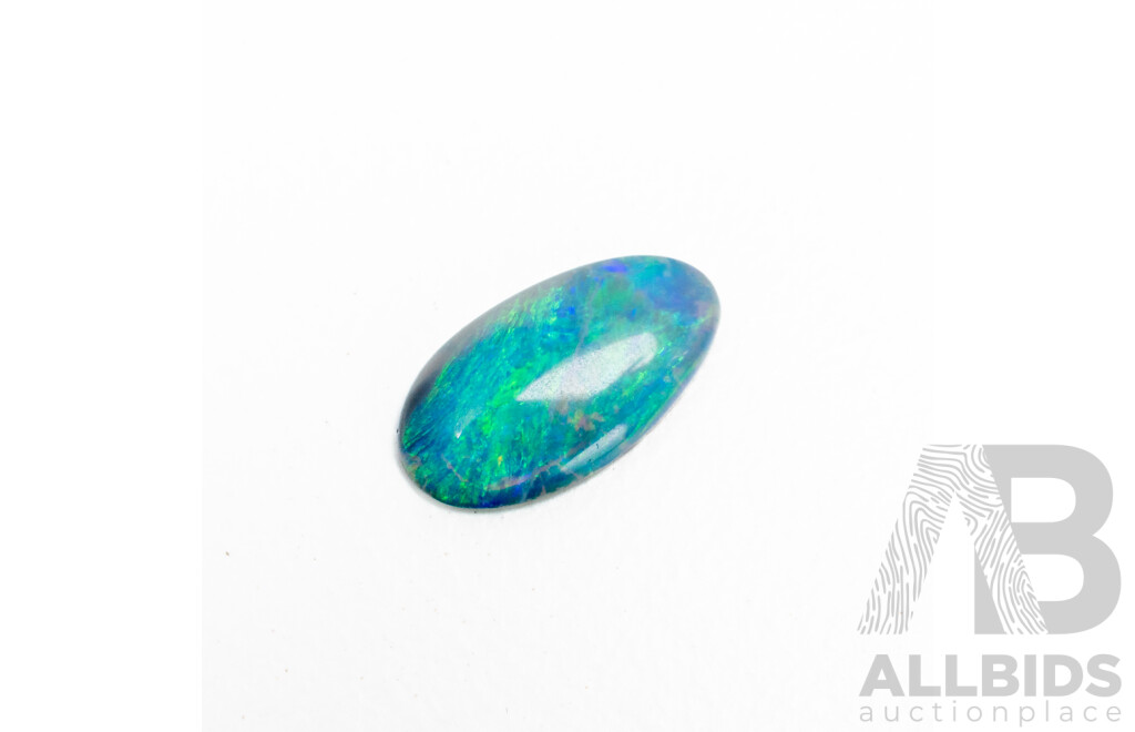 0.55ct Oval Lightning Ridge Opal