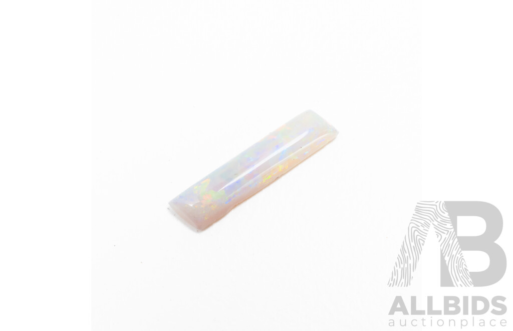 0.60ct Rectangle Cut Lightning Ridge Opal