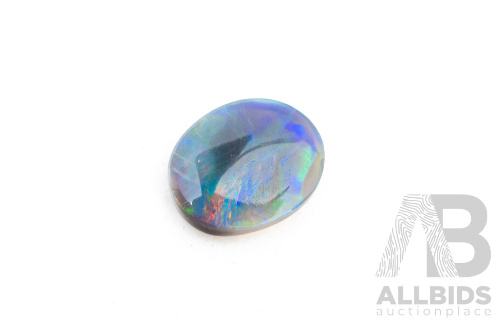 0.95ct Oval Lightning Ridge Opal