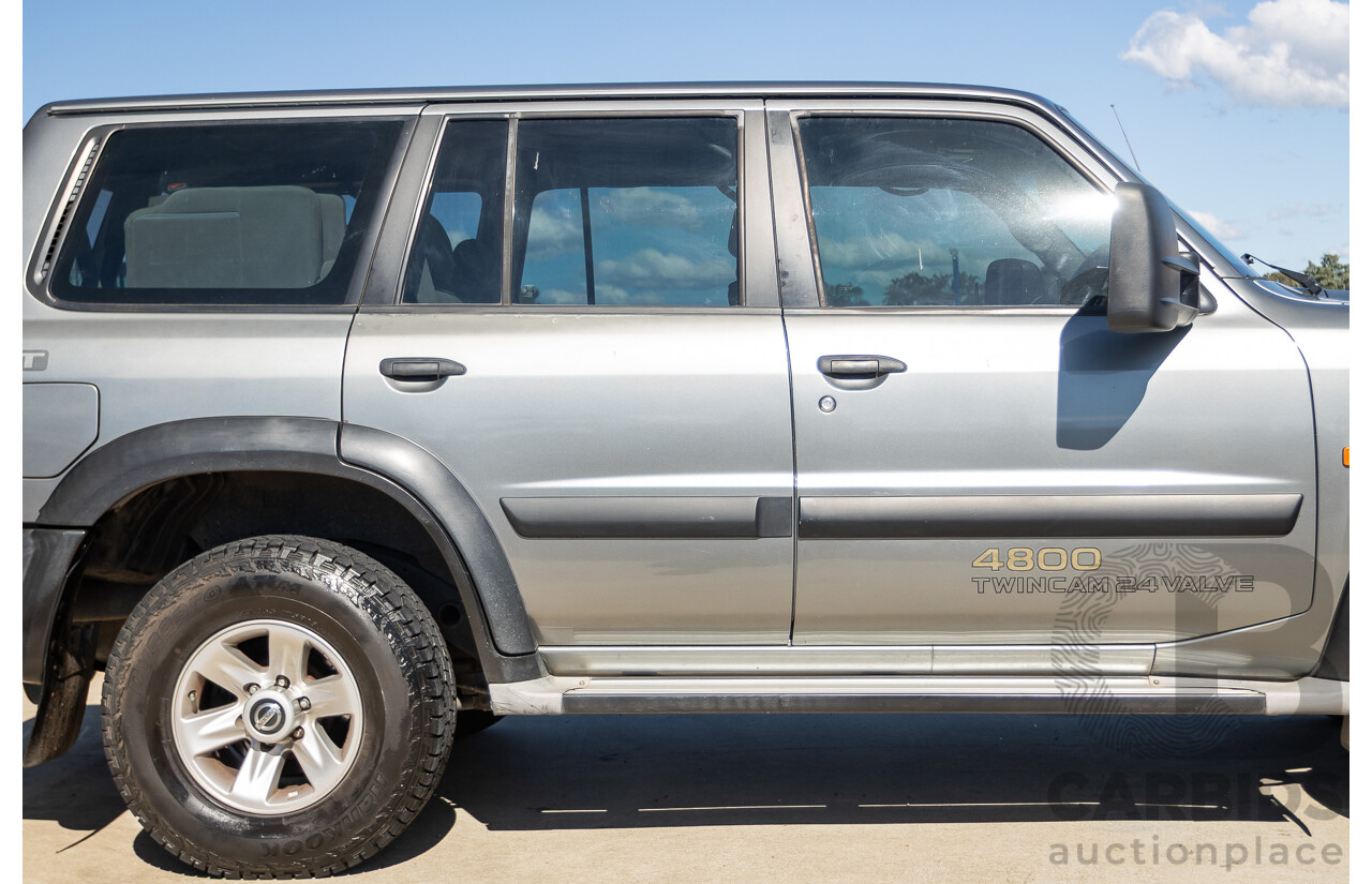 10/2002 Nissan Patrol ST (4x4) GU III 4d Wagon Grey 4.8L