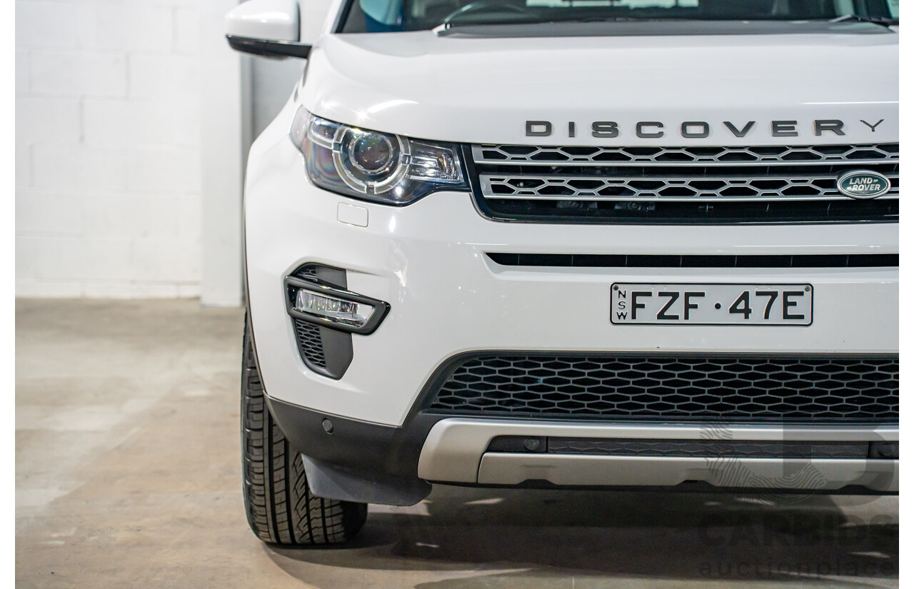 10/2017 Land Rover Discovery Sport TD4 HSE (110kW AWD) 5 Seat L550 MY18 4D Wagon Fuji White Turbo Diesel 2.0L